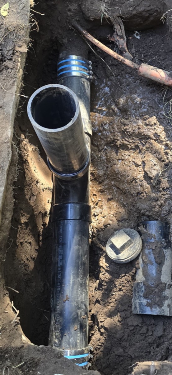 Collapsed Sewer Lines — real Sewer Pipe Pros job in Los Angeles